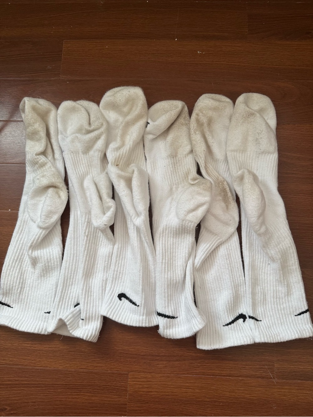 Nike Everyday Plus Dri-Fit White Athletic Crew Socks 3 Packs